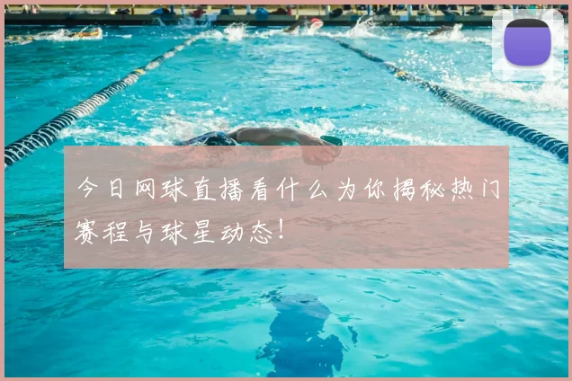 今日网球直播看什么为你揭秘热门赛程与球星动态！